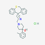 11-{3-[4-hydroxy-4-(2-methylphenyl)piperidin-1-yl]propyl}-6,11-dihydrodibenzo[b,e]thiepine-11-carbonitrile hydrochloride