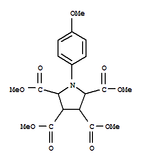 2,3,4,5-Pyrrolidinetetracarboxylicacid, 1-(p-methoxyphenyl)-, tetramethyl ester (7CI,8CI) molecular structure