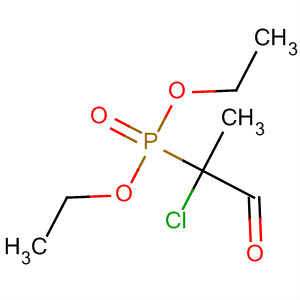 Phosphonic acid, (1-chloro-1-methyl-2-oxoethyl)-, diethyl ester