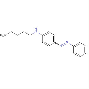 Benzenamine, N-pentyl-4-(phenylazo)- molecular structure