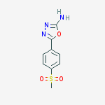5-(4-methylsulfonylphenyl)-1,3,4-oxadiazol-2-amine