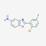 2-(2-bromo-5-fluorophenyl)-1,3-benzoxazol-5-amine