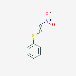 Benzene, [(2-nitroethenyl)thio]-, (E)- molecular structure