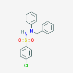 N'-benzyl-4-chloro-n'-phenylbenzenesulfonohydrazide molecular structure