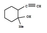 Cyclohexanol,2-ethynyl-1-methyl- molecular structure
