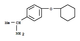 1-[4-(cyclohexyloxy)phenyl]ethanamine