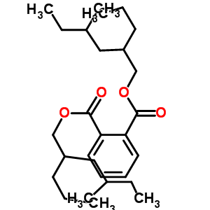 bis(4-methyl-2-propyl-hexyl) benzene-1,2-dicarboxylate molecular structure