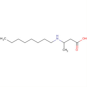 Butanoic acid, 3-(octylamino)- molecular structure