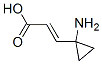 3-(1-aminocyclopropyl)-2-propenoic acid molecular structure