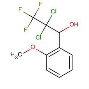 Benzenemethanol, a-(1,1-dichloro-2,2,2-trifluoroethyl)-2-methoxy- molecular structure