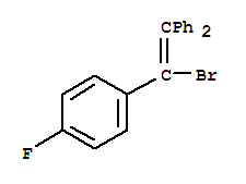 1-(1-bromo-2,2-diphenylethenyl)-4-fluorobenzene molecular structure