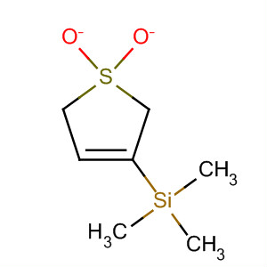 Silane, (2,5-dihydro-1,1-dioxido-3-thienyl)trimethyl- molecular structure