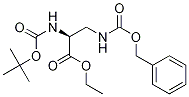 L-Alanine, N-[(1,1-dimethylethoxy)carbonyl]-3-[[(phenylmethoxy)carbonyl]amino]-, ethyl ester