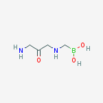 [(3-amino-2-oxopropyl)amino]methylboronic Acid molecular structure