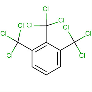 Benzene, 1,2,3-tris(trichloromethyl)- molecular structure