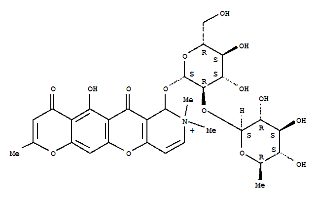 schumanniofoside molecular structure