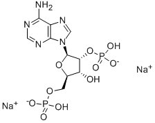 Adenosine 2',5'-diphosphate sodium salt molecular structure