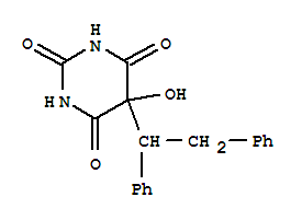 5-(1,2-diphenylethyl)-5-hydroxypyrimidine-2,4,6(1H,3H,5H)-trione molecular structure