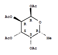 a-Galactopyranose, 6-deoxy-,1,2,3,4-tetraacetate