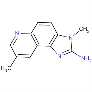3,8-dimethyl-3H-imidazo[4,5-f]quinolin-2-amine molecular structure