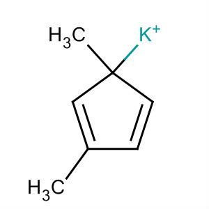 Potassium, (1,3-dimethyl-2,4-cyclopentadien-1-yl)- molecular structure