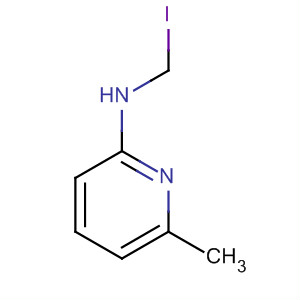 2-Pyridinamine, N-(iodomethyl)-6-methyl- molecular structure