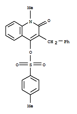 3-Benzyl-1-methyl-2-oxo-1,2-dihydro-4-quinolinyl 4-methylbenzenesulfonate