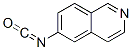 Isoquinoline,6-isocyanato- molecular structure