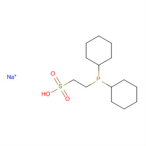 Ethanesulfonic acid, 2-(dicyclohexylphosphino)-, sodium salt
