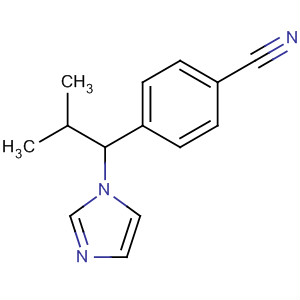 Benzonitrile, 4-[1-(1H-imidazol-1-yl)-2-methylpropyl]- molecular structure