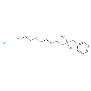 Benzenemethanaminium,N-[2-[2-(2-hydroxyethoxy)ethoxy]ethyl]-N,N-dimethyl-, chloride molecular structure
