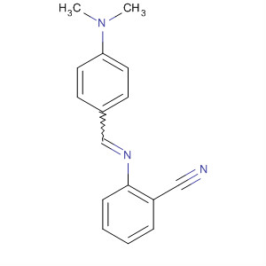 Benzonitrile, 2-[[[4-(dimethylamino)phenyl]methylene]amino]- molecular structure