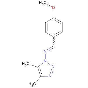1H-1,2,3-Triazol-1-amine,N-[(4-methoxyphenyl)methylene]-4,5-dimethyl-