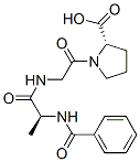 benzoylalanyl-glycyl-proline molecular structure