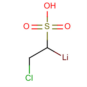 Ethanesulfonic acid, 2-chloro-, lithium salt molecular structure