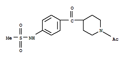 Methanesulfonamide,N-[4-[(1-acetyl-4-piperidinyl)carbonyl]phenyl]-