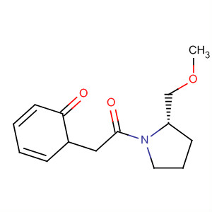 Pyrrolidine, 2-(methoxymethyl)-1-(oxophenylacetyl)-, (S)- molecular structure