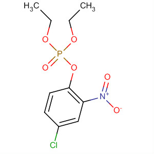 Phosphoric acid, 4-chloro-2-nitrophenyl diethyl ester molecular structure