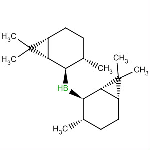 Borane, bis[(1S,2R,3S,6R)-3,7,7-trimethylbicyclo[4.1.0]hept-2-yl]- molecular structure