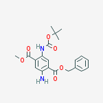 1H-Benzimidazole-1-carboxylic acid, 5-methyl-6-(4,4,5,5-tetramethyl-1,3,2-dioxaborolan-2-yl)-, 1,1-dimethylethyl ester molecular structure