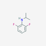 N-isopropyl-2,6-difluoroaniline molecular structure