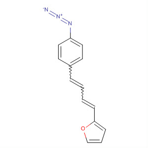 Furan, 2-[4-(4-azidophenyl)-1,3-butadienyl]- molecular structure
