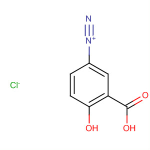 Benzenediazonium, 3-carboxy-4-hydroxy-, chloride molecular structure