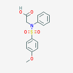 2-(n-(4-methoxyphenyl)sulfonylanilino)acetic Acid