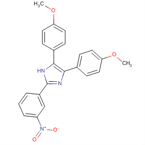 1H-Imidazole, 4,5-bis(4-methoxyphenyl)-2-(3-nitrophenyl)- molecular structure