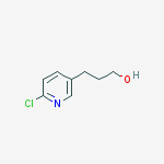 6-chloro-3-Pyridinepropanol molecular structure