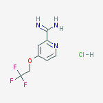 4-(2,2,2-trifluoroethoxy)pyridine-2-carboximidamide,hydrochloride