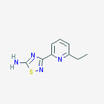 3-(6-Ethyl-2-Pyridinyl)-1,2,4-Thiadiazol-5-Amine molecular structure