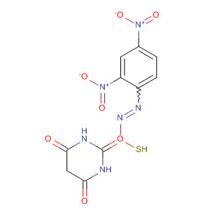 4,6(1H,5H)-Pyrimidinedione,5-[(2,4-dinitrophenyl)azo]dihydro-2-thioxo- molecular structure