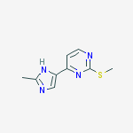 4-(2-METHYL-1H-IMIDAZOL-4-YL)-2-(METHYLTHIO)PYRIMIDINE